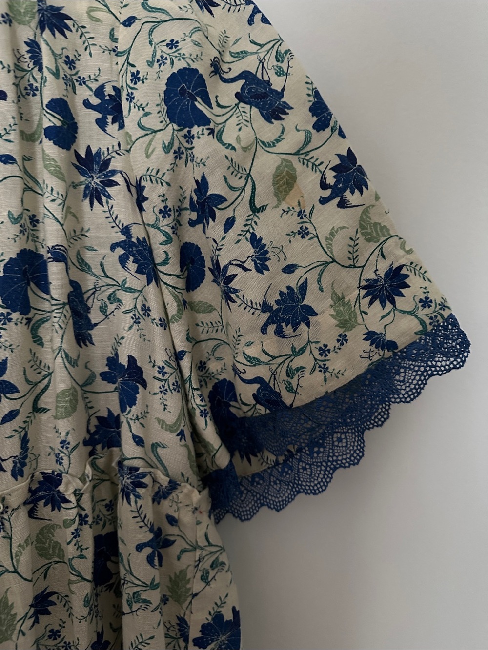 Tuckernuck Bluebird Melody Crawford Dress with Lace Trim - Picture 3 of 6